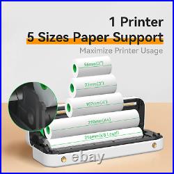 A4 Paper Printer Direct Thermal Transfer Wirless Printer USB A9F1