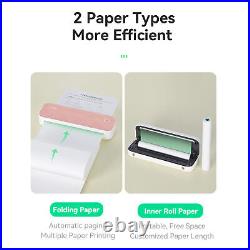 A4 Paper Printer Direct Thermal Transfer Wirless Printer USB A9F1