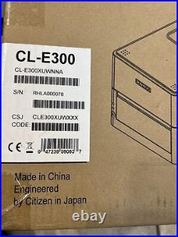 Citizen CL-E300 Barcode Label Printer, Direct Thermal, USB, Serial, Lan New