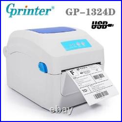 Gprinter GP-1324D USB High Speed Desktop Direct Thermal Barcode Label Printer