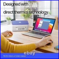 HP Direct Thermal Label Printer KE100 USB, Shipping, Barcode, & More