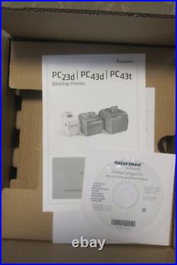 Intermec PC43D LCD USB Thermal Barcode Label Printer New Open Box Free Fedex