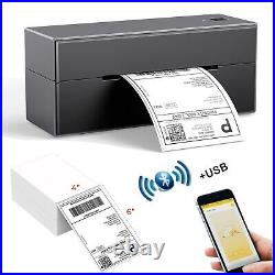 MUNBYN Bluetooth 4x6 Direct Thermal Shipping Label Printer for UPS USPS FedEx US