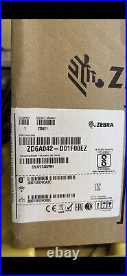NIB ZEBRA ZD621 ZD6A042-D01F00EZ Direct Thermal 203 dpi Label Printer USB