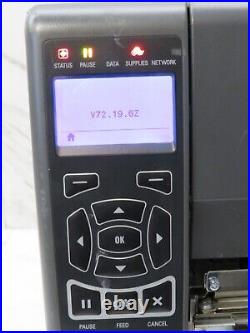 ZT230 Zebra Direct Thermal Printer USB Serial ZT23042-D11000FZ with Power Cord