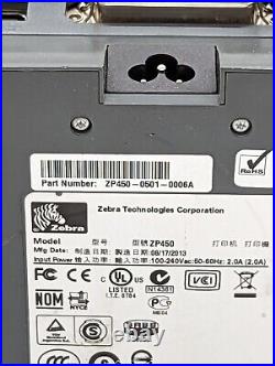 Zebra Direct Thermal Label Printer ZP450 with Base Prints UPS & USPS Labels