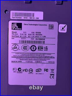 Zebra GK420T USB Direct and Thermal Transfer Label Tag Printer GK420-100110-000