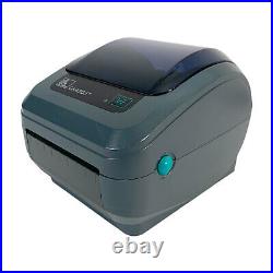 Zebra GK420d Direct Thermal Barcode Printer USB LAN GK42-200210-000 NO Adapter