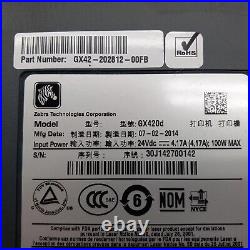 Zebra GX420d USB Ethernet Direct Thermal Label Barcode Printer GX42-202812-00FB