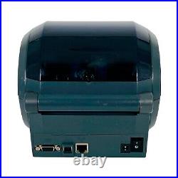 Zebra GX430d Direct Thermal Barcode Label Printer Ethernet USB Serial TESTED