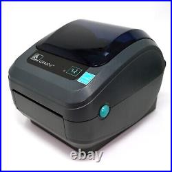 Zebra GX430d Direct Thermal Shipping Label Printer Barcode USB (300dpi)