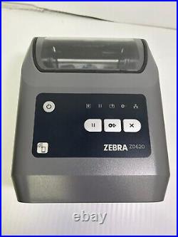 Zebra Printer ZD620 Thermal Label Barcode Direct USB Ethernet Bluetooth