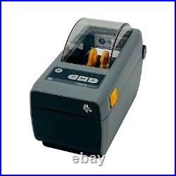 Zebra ZD410 Direct Thermal Barcode Label Printer 300dpi USB BT with Adapter TESTED