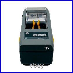 Zebra ZD410 Direct Thermal Barcode Label Printer 300dpi USB BT with Adapter TESTED