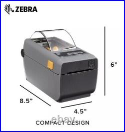 Zebra ZD410 Direct Thermal DT Barcode Label / Receipt Printer USB Bluetooth