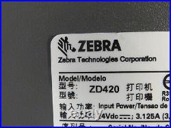 Zebra ZD420 Direct Thermal USB Label Printer ZD42042-T01E00EZ with AC