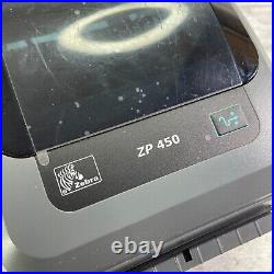 Zebra ZP450 Direct Thermal Label Shipping Barcode Printer USB ZP450-0501-0000A