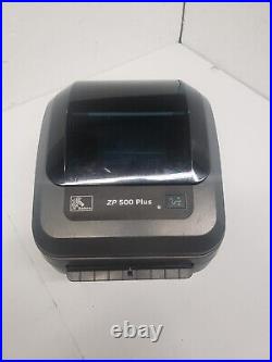 Zebra ZP500 Plus Direct Thermal Shipping Label Printer Barcode USB with Power Cord