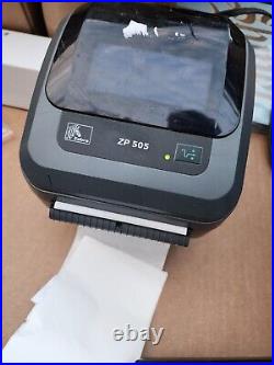 Zebra ZP505 USB Direct Thermal Label Printer Tested Withpwr Chord And Auto Peeler