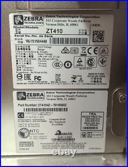 Zebra ZT410 Direct & Thermal Transfer USB Barcode Label Printer