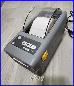 Zebra Zd410 Direct Thermal Label Printer Usb & Bluetooth Zd41022-d01e00ez